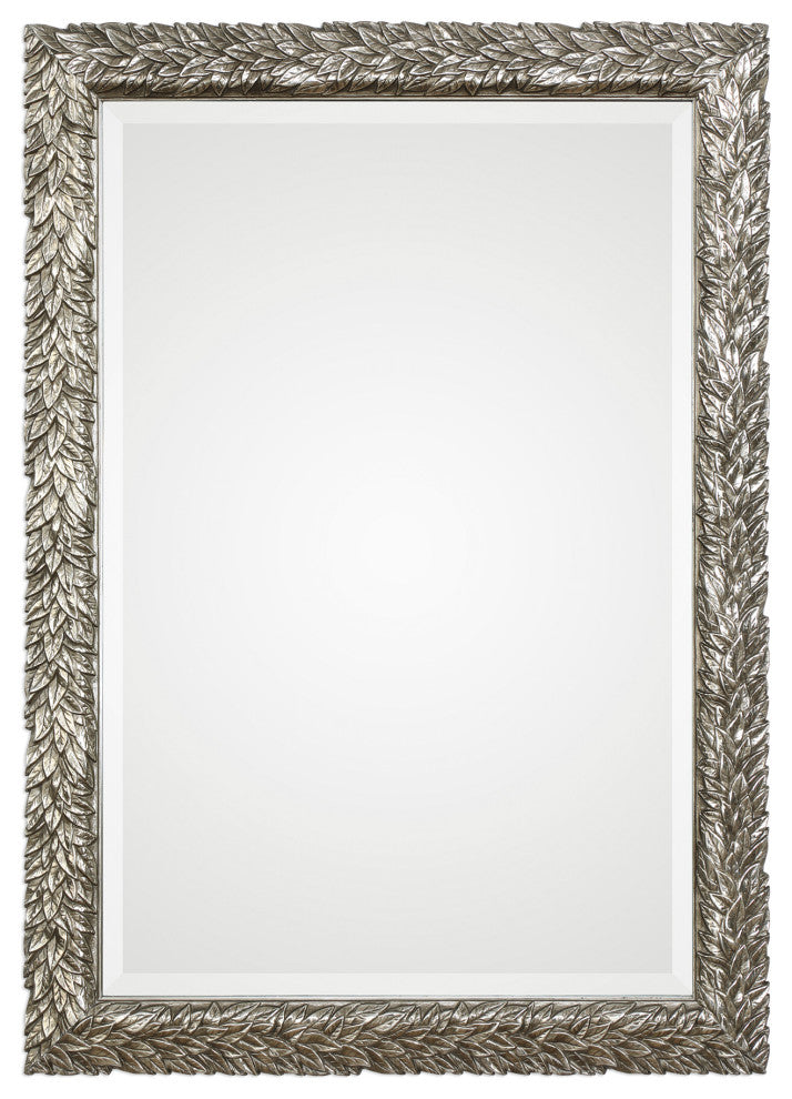 Uttermost Evelina Silver Leaves Mirror