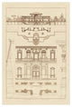 "Villa Sacchetti, Villa Papa Giulio at Rome" Paper Print by J. Buhlmann, 14"x20"