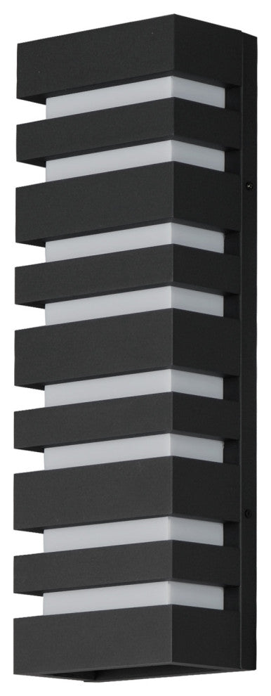 Maxim 86264 Keyes 20" Tall LED Outdoor Wall Sconce - Black