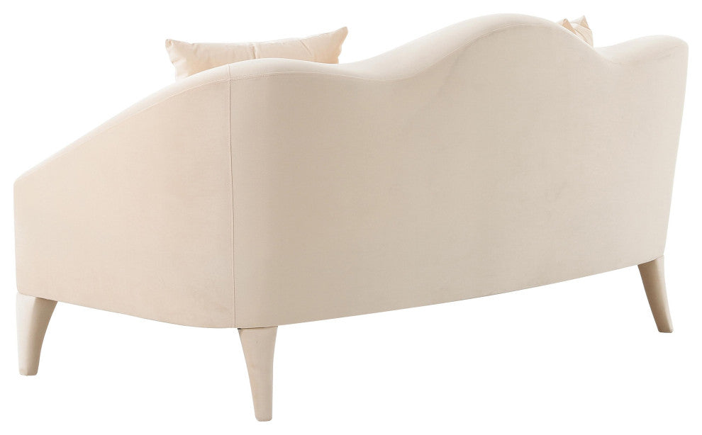 Naya Peche Velvet Loveseat