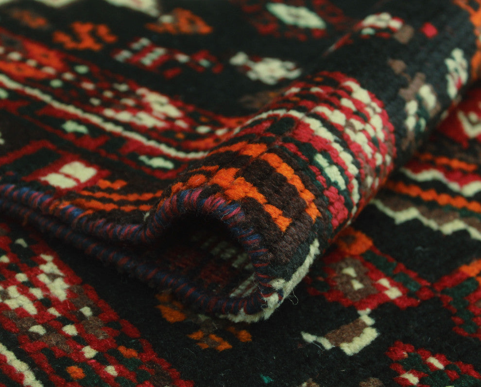 Fine Vintage Distressed Marlon Red Rug