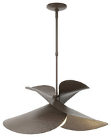 Hibiscus Large Pendant, Bronze Finish, Standard Overall Height