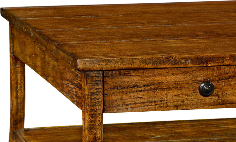 Square Coffee Table, Country Walnut