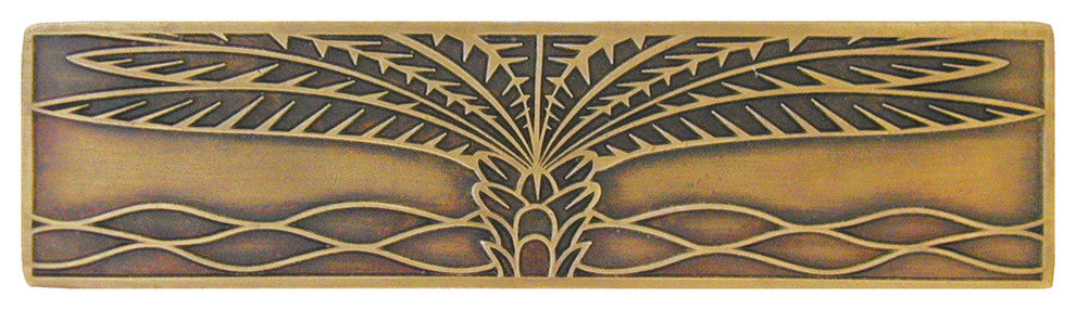 Royal Palm Pull Antique Brass (Horizontal)