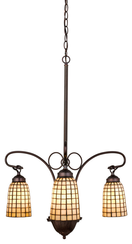24W Terra Bone 3 LT Chandelier