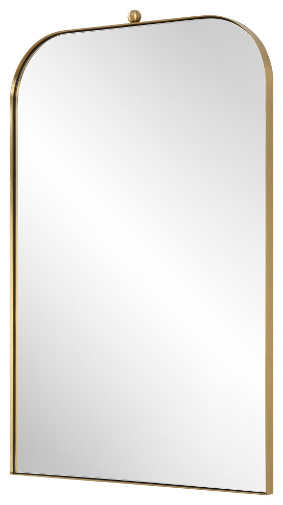 Uttermost Cassidy Brass Arch Mirror