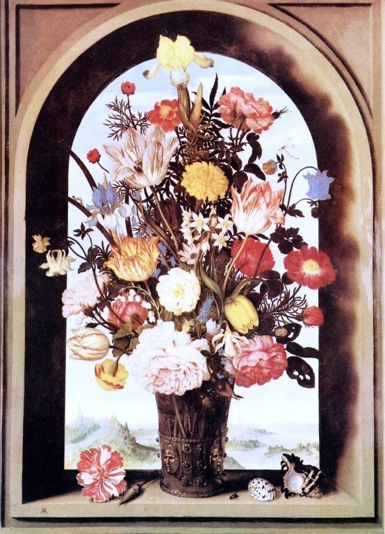 The Elder Ambrosius Bosschaert Vase of Flowers Wall Decal Print