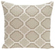 Road To Morocco Geometric Print Pillow, Latte, 26"x26"