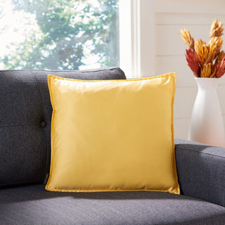 Safavieh Erna Pillow, Mustard, 18"x18"