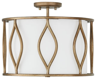 Cohen Three Light Semi-Flush Mount, Mystic Luster