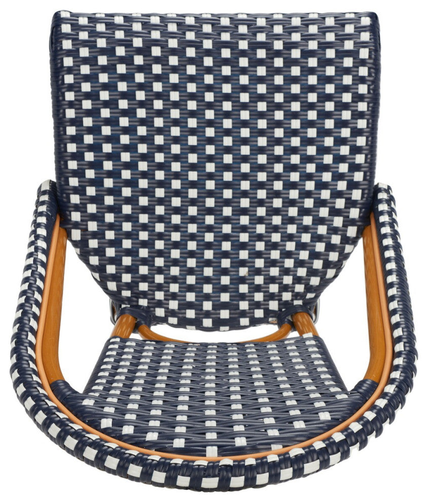Safavieh California Counter Stool, Navy / White