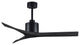 Matthews Fan Company Mollywood 52" Ceiling Fan, Black