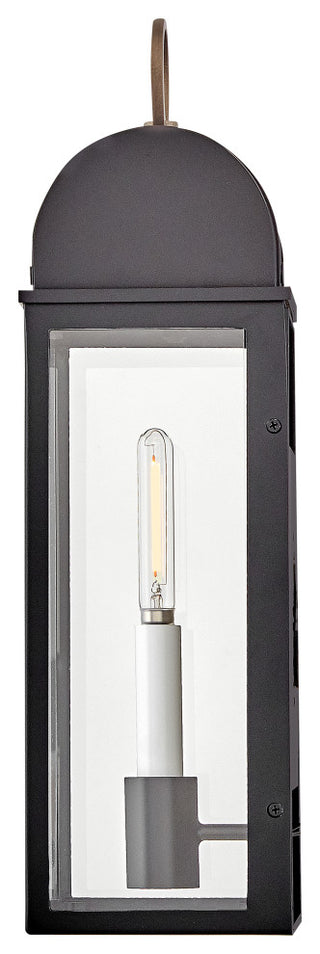 Hinkley Campbell Medium Wall Mount Lantern, Black