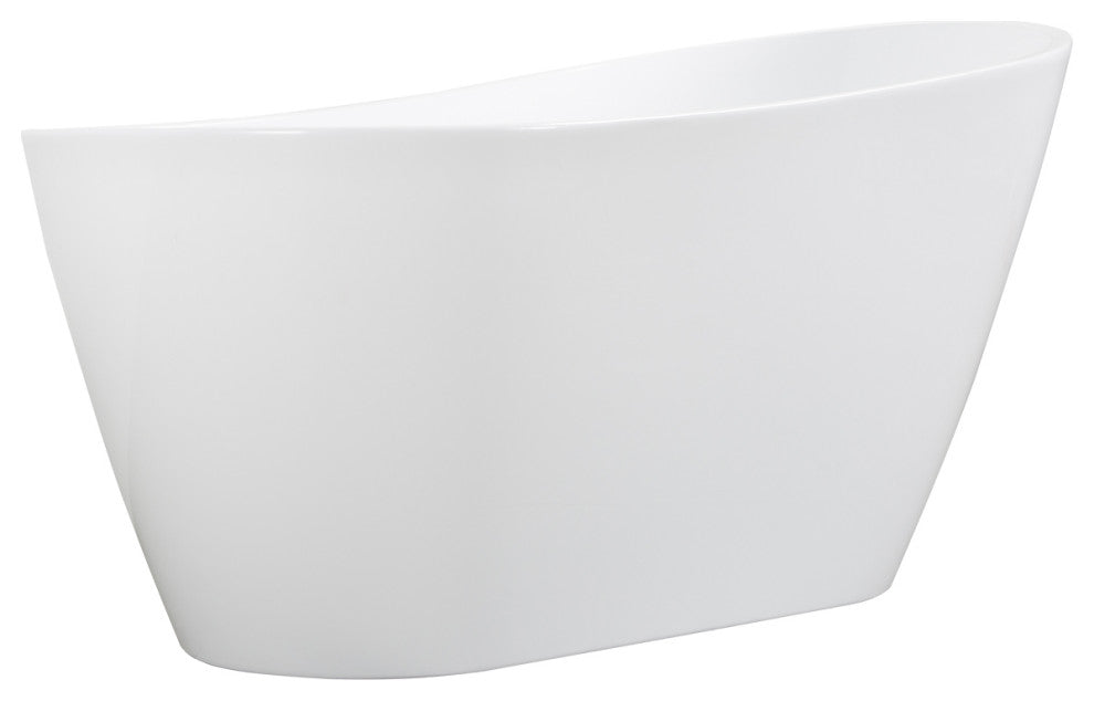 Acrylic Freestanding Soaking Bathtub, 67"