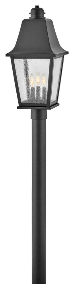 Hinkley Lighting 10011 Kingston 3 Light 23" Tall Post Light - Black
