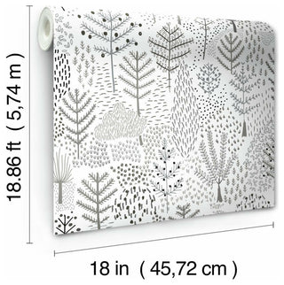 Folklore Trees Peel & Stick Wallpaper