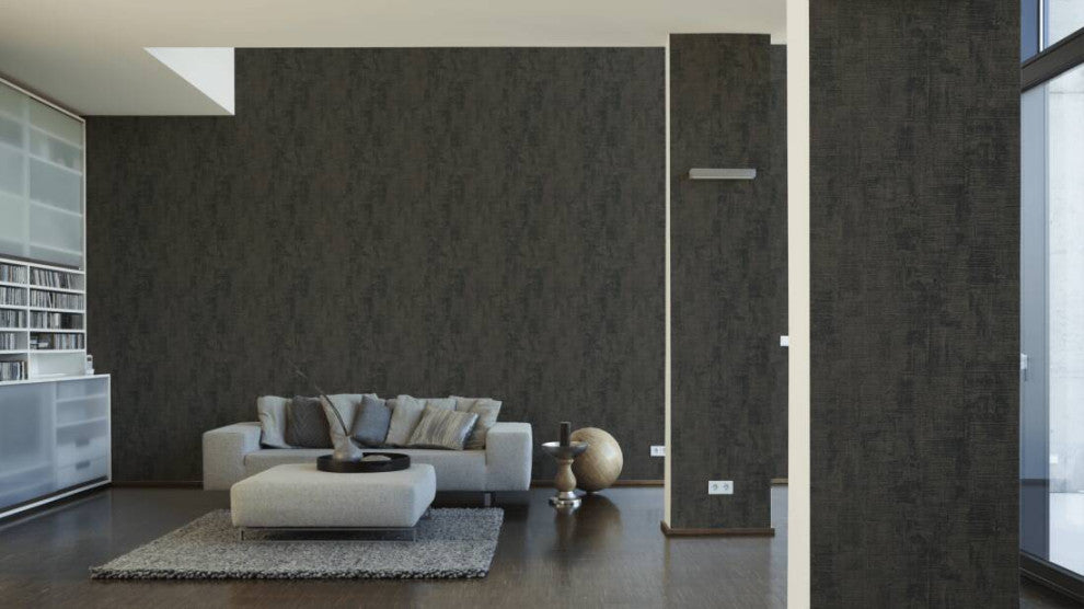 Plain Textured Wallpaper Painted Wall, 335944, White Beige Cream, Sample