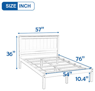 Gewnee Platform Bed Frame with Headboard