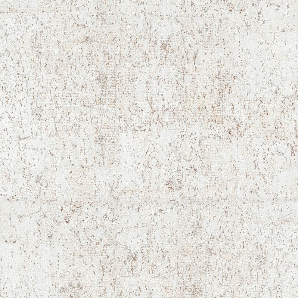 White and Silver Cork Wallpaper