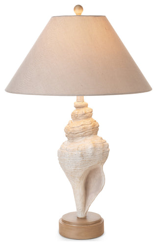 Conch 30" Seashell Coastal Table Lamp, Set of 2