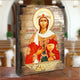 Saint Barbara Wall Figurine, 16"x12"
