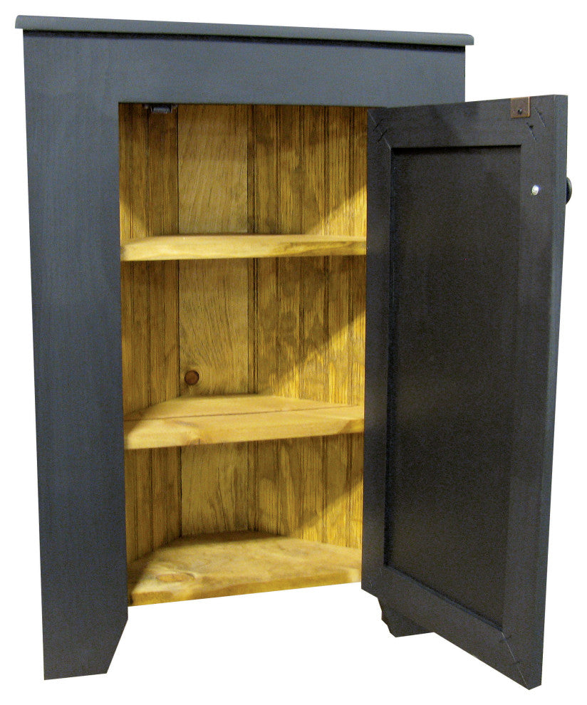 Corner Cabinet, Black