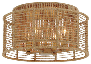 Jayna 4 Light Burnished Silver Ceiling Mount