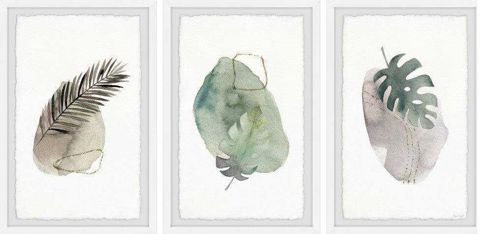 Tropical Presence Triptych, 3-Piece Set, 30x45 Panels