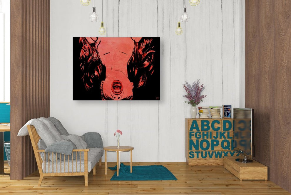 Epic Graffiti "O" by Giuseppe Cristiano, Giclee Canvas Wall Art, 26"x34"