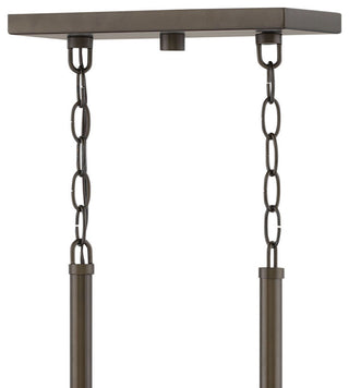 Hinkley Rhodes Medium Six Light Linear, Warm Bronze