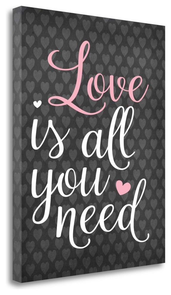 "Love Is All You Need" By Tamara Robinson, Giclee Print on Gallery Wrap Canvas