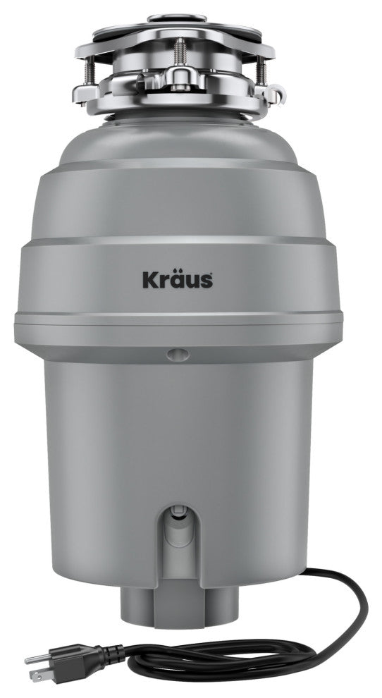 WasteMate Continuous Feed Garbage Disposal, 1 HP Motor for Kitchen Sink