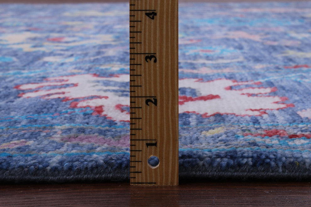9' Square Turkish Oushak Hand Knotted Wool Rug - Q13363