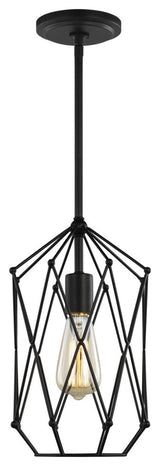 Zarra 1-Light Lantern, Midnight Black