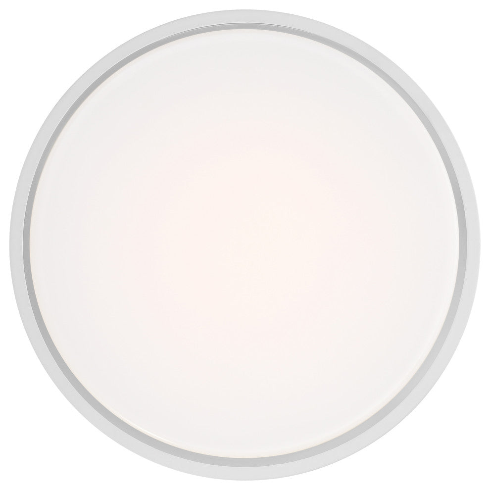 Access Lighting 49990LEDD-ACR Lucia 14"W LED Flush Mount Drum - White