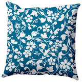 Evelyn Decorative Throw Pillow, Teal, 26"x 26"