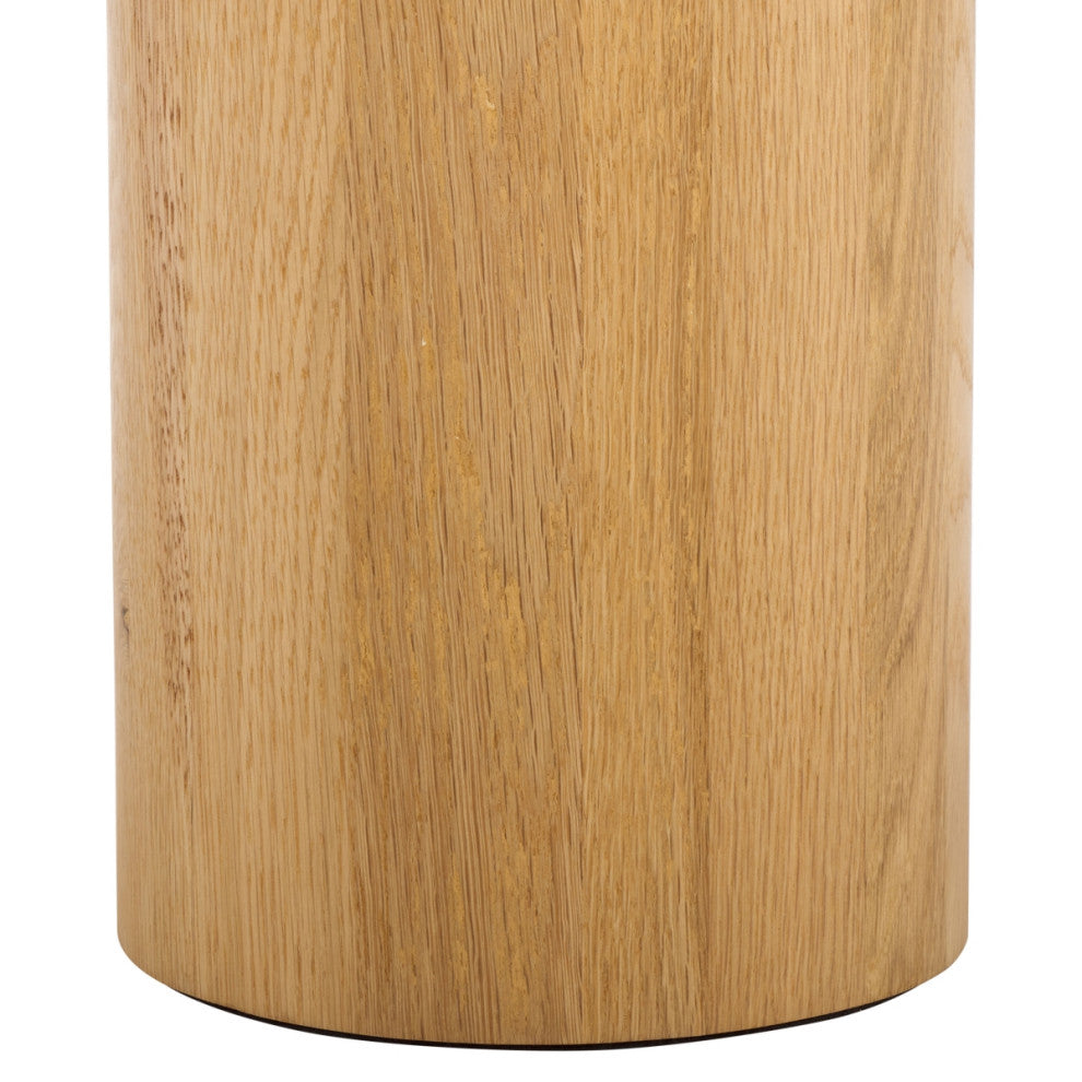 Safavieh Couture Madelynn Round Wood Coffee Table, Natural