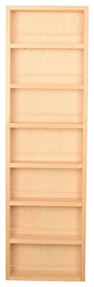 Meadow On the Wall Spice Rack 48"h x 11"w x 3.5"d, Unfinished