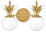 Hinkley Lighting 54152 Palma 2 Light 15"W 10 Watt Bathroom Vanity - Heritage