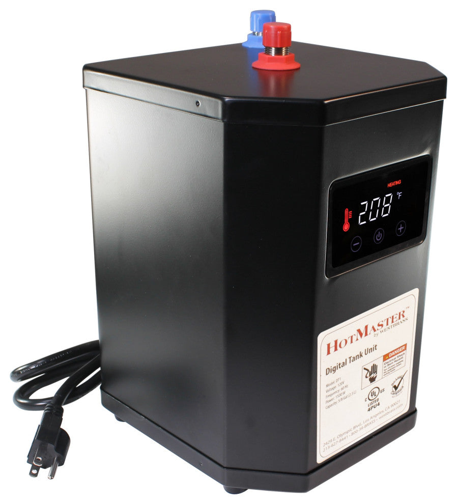 Victorian 9" Instant Hot Water Dispenser With HotMaster DigiHot Digital Tank, Stainless Steel