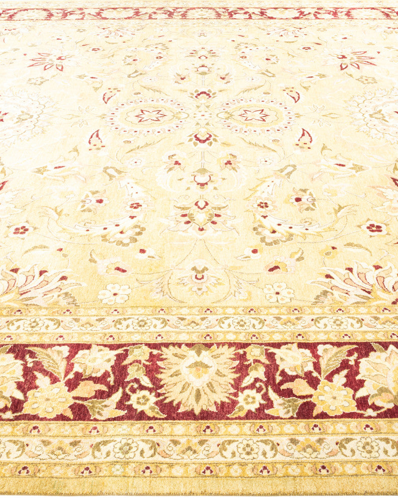 Mogul, One-of-a-Kind Hand-Knotted Area Rug Yellow, 9'2"x12'5"