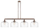INNOVATIONS 214-AC-G713-L 4-Light Island Light Antique Copper