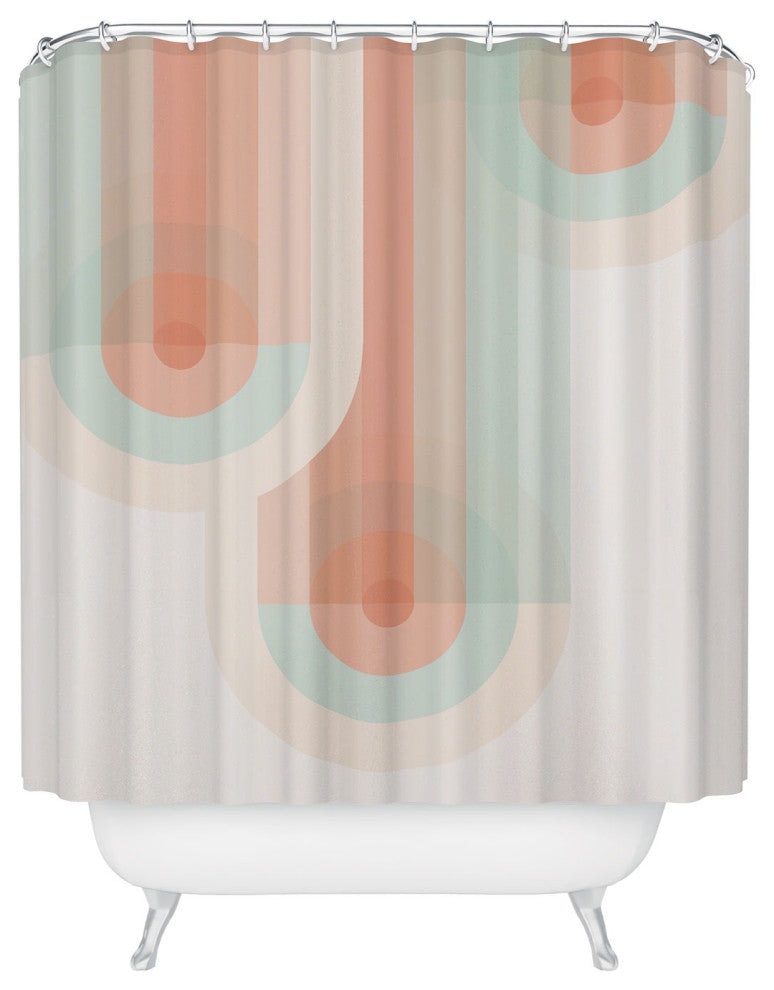Mirimo Yoyo Peach Shower Curtain
