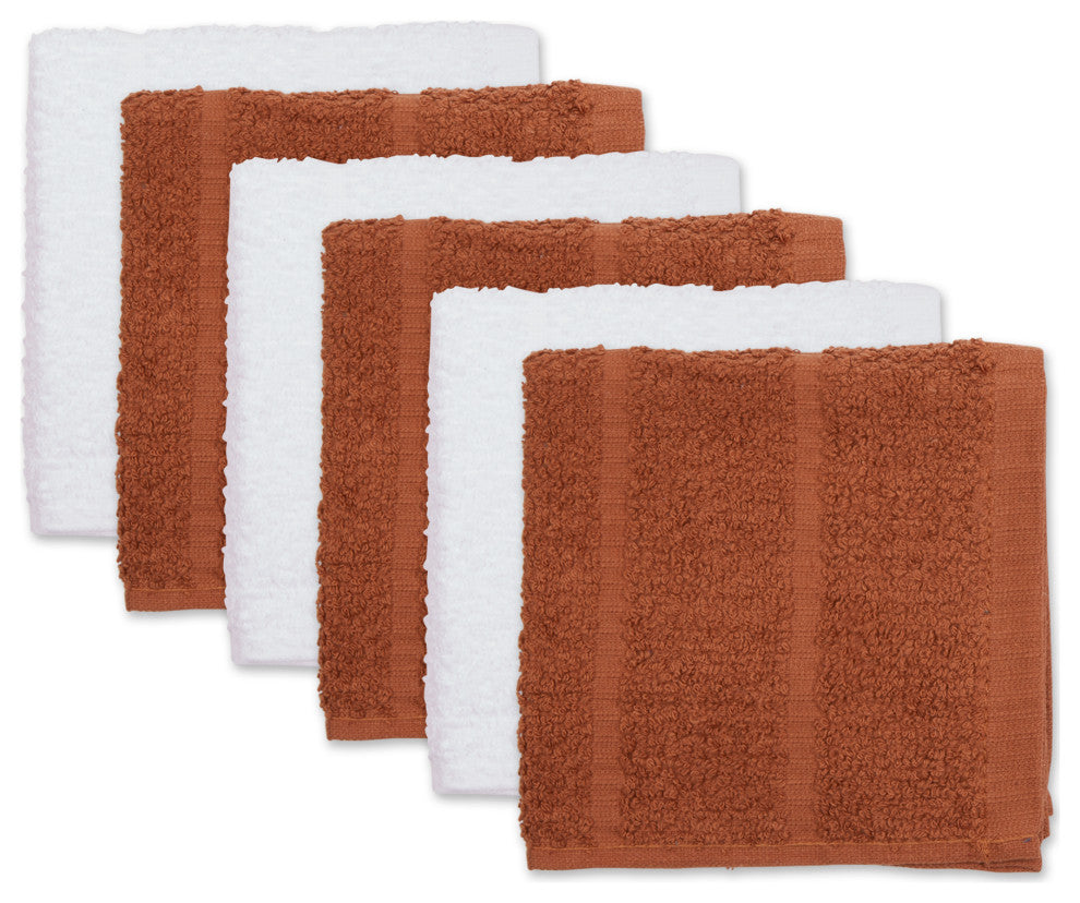 Cinnamon  Basic Chef Terry Dishcloth (Set of 6)