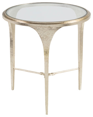 Porto Champagne Round End Table