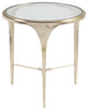 Porto Champagne Round End Table