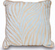 Mozambique Accent Pillow, Blue and Tan, 16"x12"