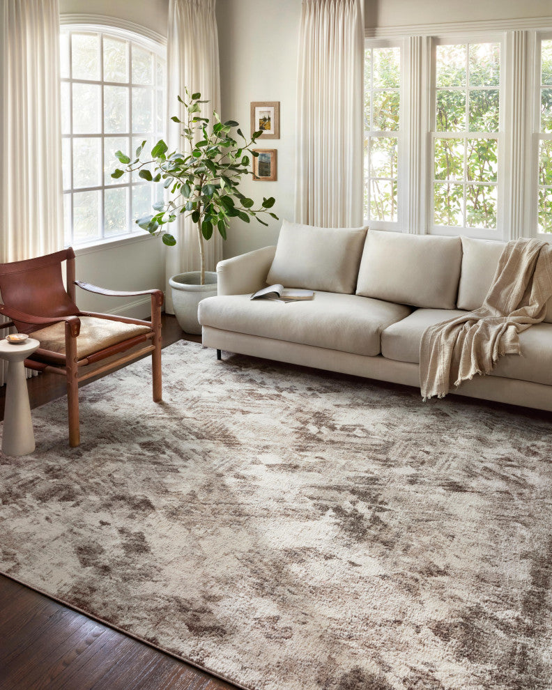 Loloi II Austen AUS-03 Natural, Mocha Area Rug, 9'3"x13'3"
