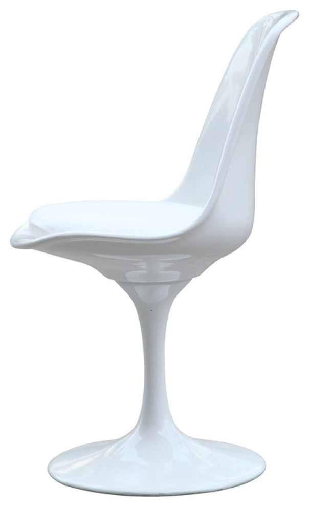 Modern Classics Flower Side Chair, White