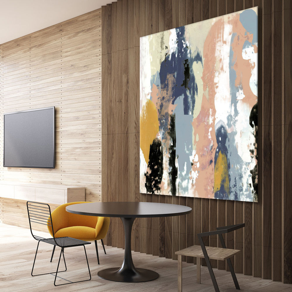 "Blueberry Swatches I" Fine Art Giant Canvas Print, 54"x54"